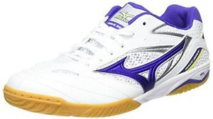 Mizuno table tennis shoes WAVE DRIVE 8 81GA1705 67 white/purple/yellow 27.5