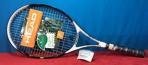 NEW- Head CoolEarth - Cool Earth Tennis Racket - 4 1/4 Black & White