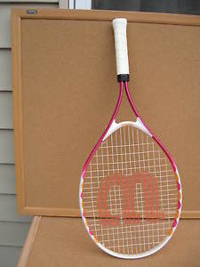 Colorful Wilson Tennis Racquet, 3 7/8