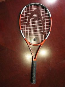 Head Liquidmetal Radical 4 3/8 Tennis Racquet Original Prestrung EXCELLENT COND.