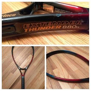 Prince Extender Thunder 880 Tennis Racquet 112 sq in 4 3/8 grip, FREE RESTRING!