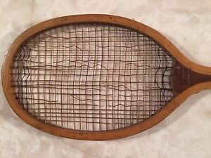 Antique SLAZENGER  WOOD TENNIS RACQUET - Circa 1900 - Star trademark