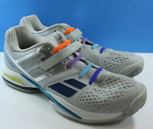Babolat BPM Propulse Clay Court Mens Sz 11 Tennis Shoes Sneakers Michelin Gray
