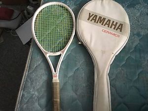 Yamaha Ceramic Series 90 Gold 90 Tennis Racquet With Case Free Shipping