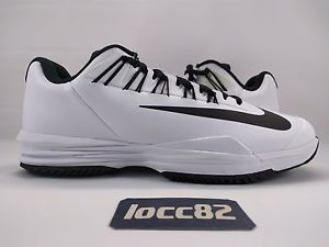 Nike Men's Lunar Ballistec 1.5 Tennis Shoes sz 9 (705285-101) White Black Grey