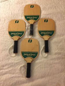 (4) Pickle Ball Master Paddles 7-Ply Hardwood 12.5 oz
