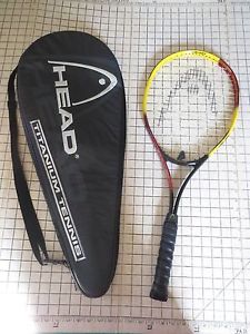 Head Titanium Tennis Racket Pro Lite 4 3/8 oversize constant beam - Cover EUC!