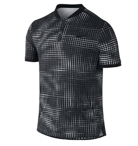 Authentic NIKE Logo Mens Tennis Shirt, Dri-Fit Sport Workout Athletic Sportswear