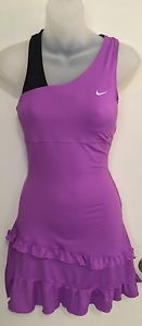 NIKE Size XS  Set Point Tennis Dress Purple & Black
