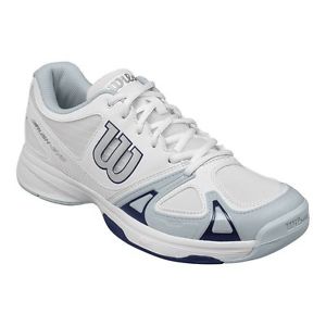 Wilson Rush Evo Men's Tennis Shoe White/Pearl Blue/Navy - Auth Dealer - Reg $100