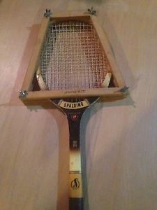 Vintage Spalding Wooden Tennis Racket Press 56-293 Equipment Challenge
