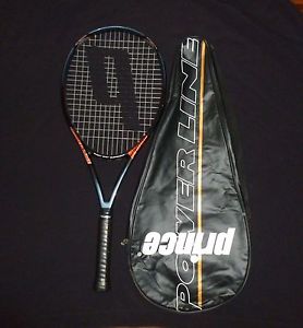 PRINCE POWER LINE TOUR Ti OS GRAPHITE TENNIS RACQUET WITH COVER 4 3/8 #2171