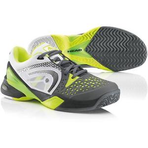 Head "New" Revolt Pro Men's Tennis Shoes Size 10 Grey/Lime