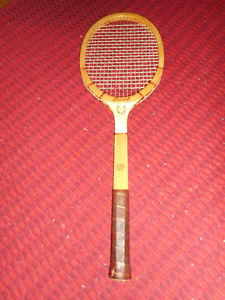 VINTAGE BANCROFT TENNIS RACQUET 4 1/2 LIGHT LAMINATED AMERICAN ASH WOOD RACKET