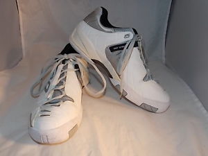 Babolat  Mens Tennis 360 Degree White/Black Silver  Shoe Size 11 EUC