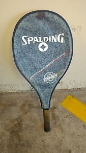 Spalding denim tennis racquet with case