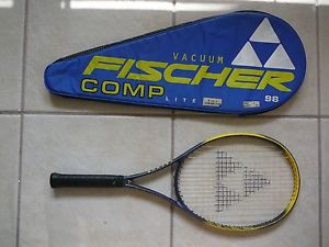 FISCHER VACUUM COMP LITE 98 TENNIS RACQUET  4 3/8 with set of grommets