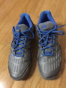 Adidas Barricade 2016 CLAY Size 13.5 Grey/Royal Men's. Used only Couple times.