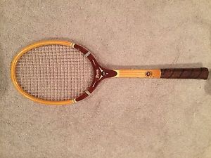 Vintage Davis Classic Tennis Racquet 4 L Wooden Laminated Racket TAD