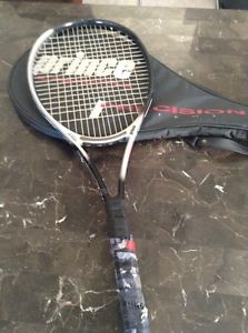 PRINCE 770 OS PRECISION LONGBODY 108 TENNIS RACQUET WITH CARRYCASE  BLACK