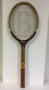 Vintage BANCROFT Signature BILLIE JEAN KING Antique Wooden Womens Tennis Racquet
