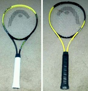 HEAD TOUR PRO NANO & HEAD TOUR PRO TENNIS RACKET EXCELLENT CONDITION USED ONCE