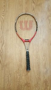 Wilson Titanium Strike Tennis Racquet 4 1/4 grip Soft Shock