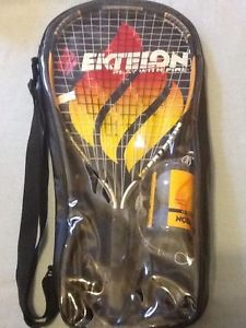 Ektelon Play With Fire Avenger Racquetball  Racquet Carrier Glasses  Balls