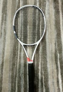 Babolat Pure Strike Tennis Racquet  4 3/8 grip Luxilon 60 pounds
