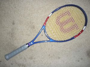 WILSON PRO STAFF TOUR CLASSIC 6.6 95 TENNIS RACQUET 4 1/2 JIM COURIER SIGNATURE