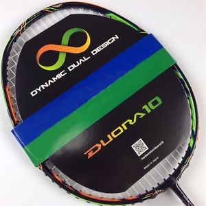 MIX GREEN DUORA 10 Badminton Racket, 3U G5, BG66 Ultimax FREE SHIPPING