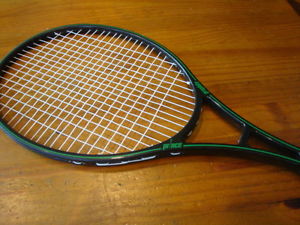 PRINCE POG ORIGINAL GRAPHITE SINGLE STRIPE TENNIS RACQUET 4 3/8 "VERY GOOD"