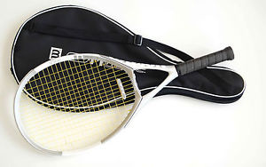 WILSON NCODE N3 N CODE TENNIS RACQUET RACKET STRUNG 4-3/8 HS3 WITH COVER CASE