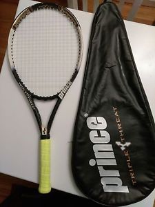 Prince Triple Threat Bandit OS  110 sq Tennis Racquet 4 1/2 grip, includes case