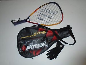 Ektelon Power Ring Wall Beater Oversize 102 Racquetball Racquet. Super Sm Grip.