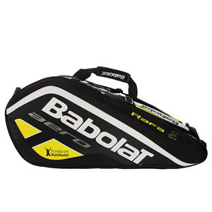 Babolat Aero x12 racquets Rafael Nadal Foundation bag
