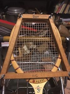 Vintage Regent Perfect Balance Tennis Racket Don Budge with Wooden Budge Frame