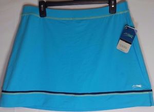 New Sofibella Womens Verse Border Skort Tennis Skort Size XL Running Active Wear
