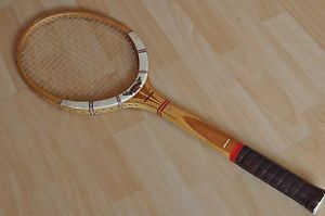 Vintage Dunlop Wooden Tennis Racquet Maxply Fort Frame England Wood Grip 6