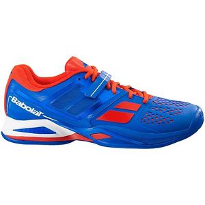 Babolat "New" Propulse Men's Tennis Shoes Blue/Red Size 9 1/2