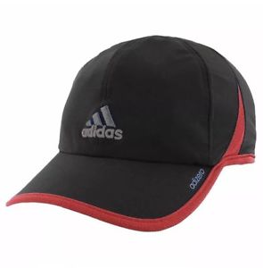 Men's ADIDAS Adizero II Tennis/Running/Tennis Relaxed Cap Black/Red #5141907
