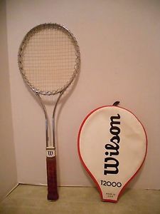 Wilson T2000 Steel Tennis Racquet 4 5/8 - Jimmy Connors - Made in USA!