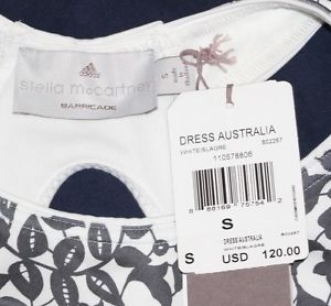 New ADIDAS TENNIS DRESS Small S STELLA McCARTNEY Barricade AUSTRALIA Floral $120