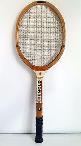 Vintage 50s Chemold Rod Laver Wooden Vintage Pro Tennis Racquet  4.5 M