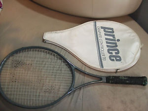 Prince GRAPHITE CONTROLLER 110 Tennis Racque W/ SOFT CASE EXCELLENT CONDITION