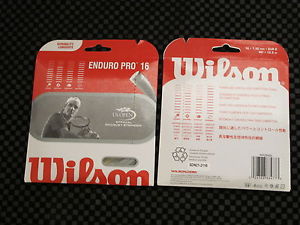 Wilson Enduro Pro 16g Silver Ten