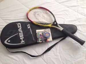 Head Genesis Pyramid V Oversize XL (New) & Agassi Pro Grip overwrap