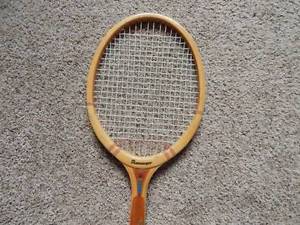 ANTIQUE WOODEN TENNIS RACQUET SLAZENGER NICE CONDITION