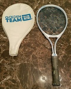 Used Good Condition!! Golden Team GT Aero Control Tennis Racquet Racket W/ Case