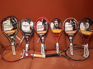 Clearance on 11 Brand New Head Tennis Racquets !!!  Take entire lot !!!